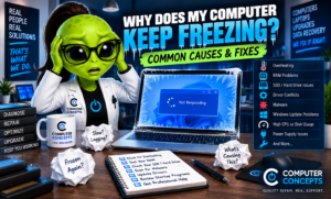 Why a computer keeps freezing - causes and fixes