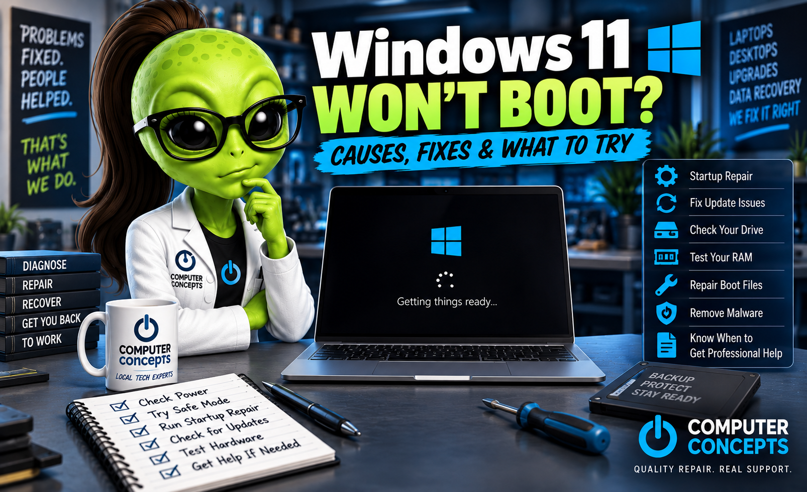 Windows 11 won't boot repair guide