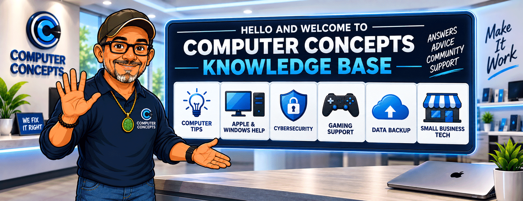 Hello and Welcome to Computer Concepts Knowledge Base